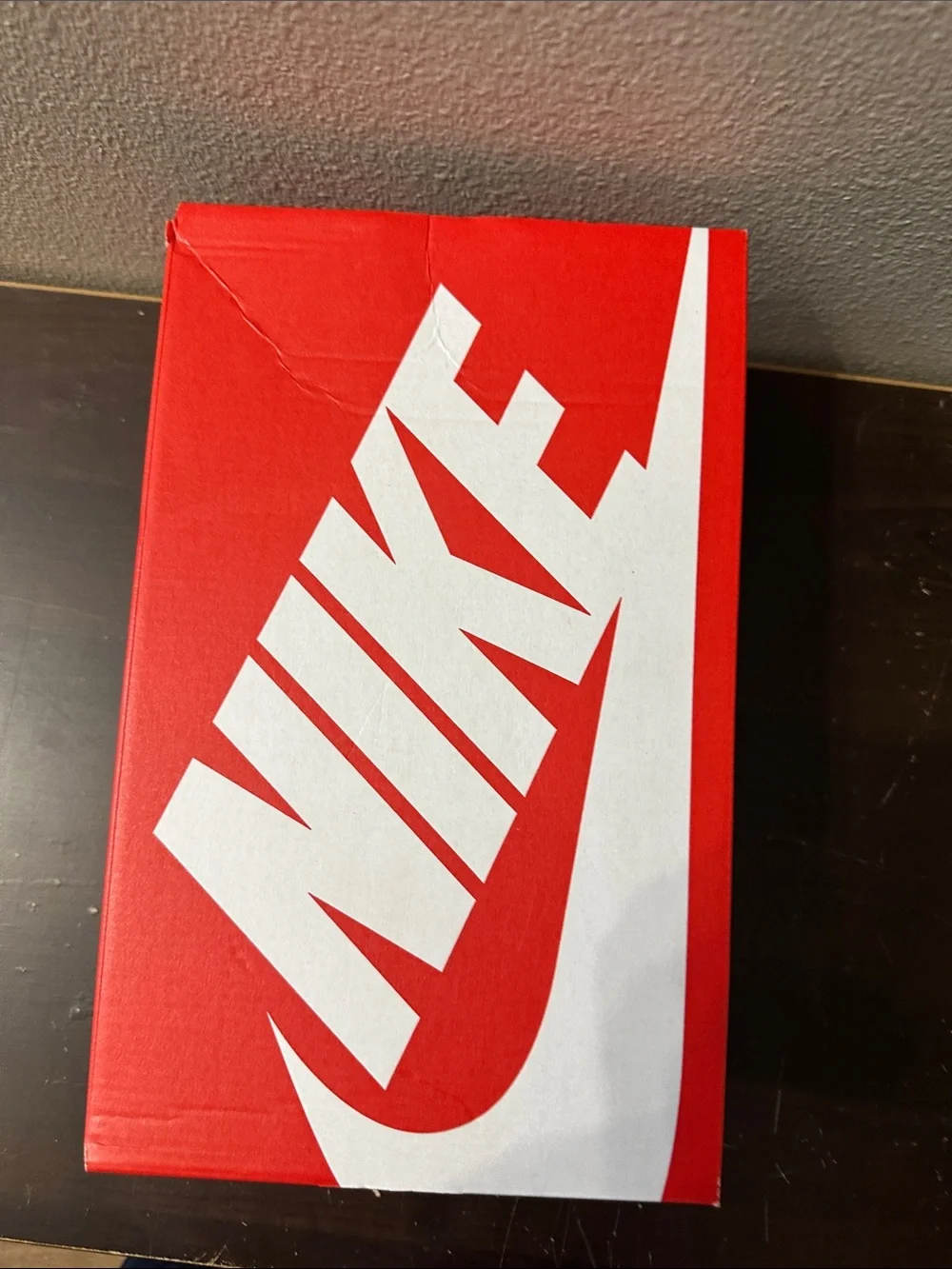 Nike White Low-Top Sneakers with Dark Green Swoosh and Heel